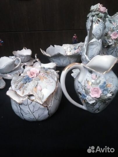 Фарфоровый сервиз ручной работы в подарок