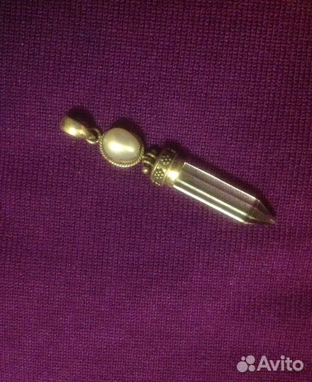 Кулон (серебро+жемчуг)