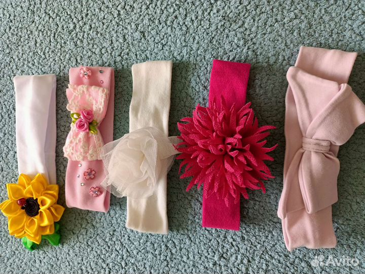 Панамки, повязки,косынки для девочки