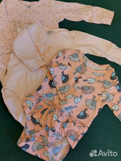 Комбинезон нательный 68 74