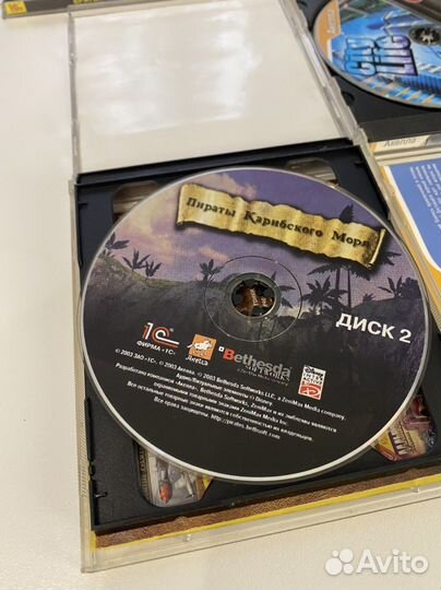 Компьютерные игры на дисках 4 шт