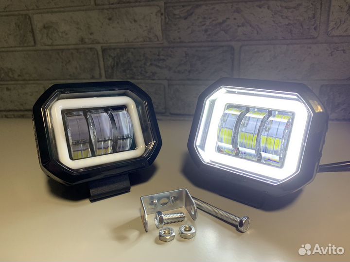 Универсальные противотуманные LED фары 3 линзы