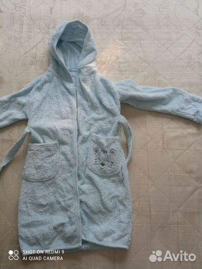 Халат для бассейна детский