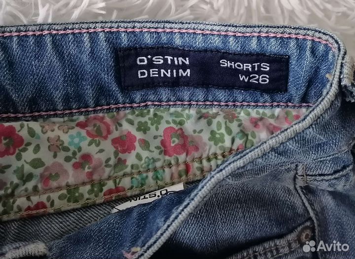 Шорты джинсовые