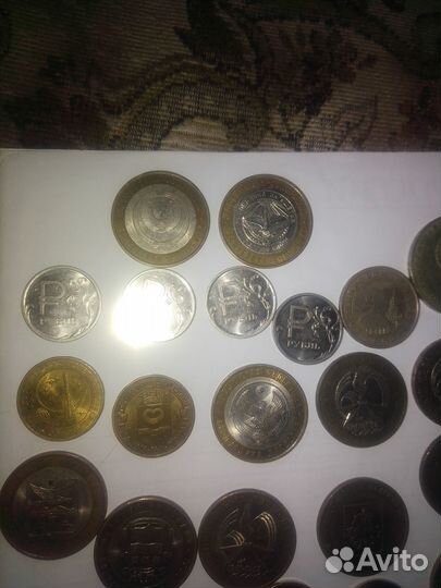 Монеты 10 рублей биметалл