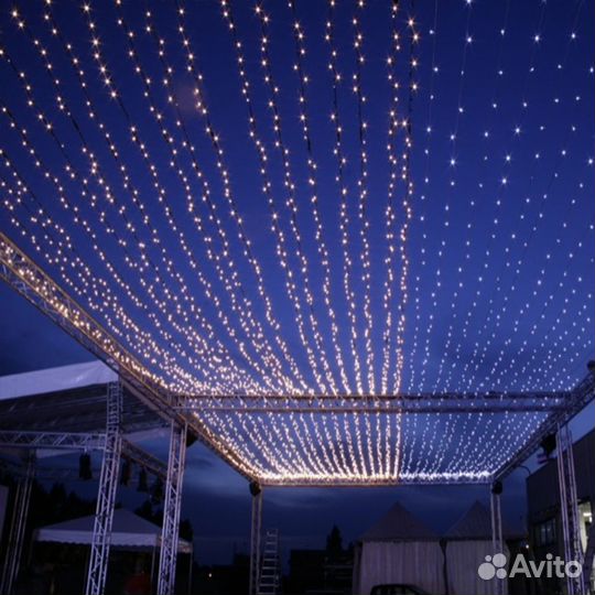 Гирлянда уличная 100 метров