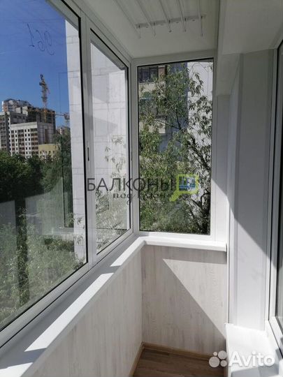 Отделка балконного блока