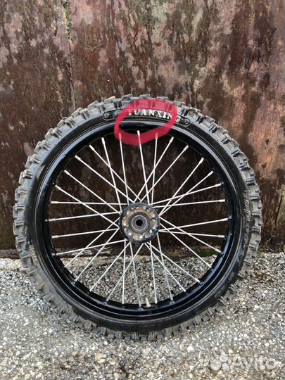 Колесо 70/100r17 в сборе на питбайк