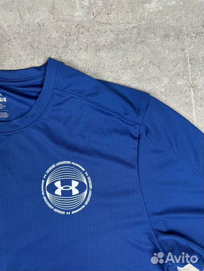 Under armour fitted BIG logo футболка оригинал