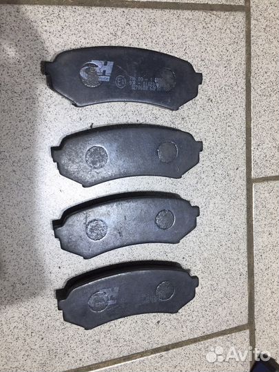 Тормозные колодки toyota land cruiser 100 задние