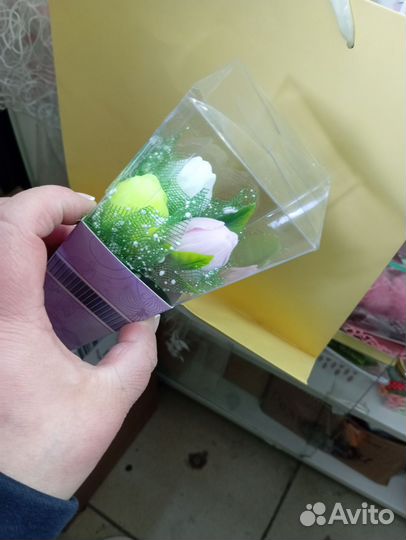 Букет цветов мыло