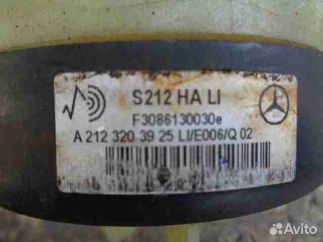 Пневмоподушка Mercedes E-klasse 212 2123203925