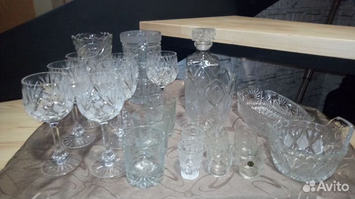 Хрустальная посуда СССР бу