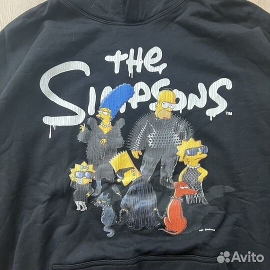 Худи Balenciaga simpsons