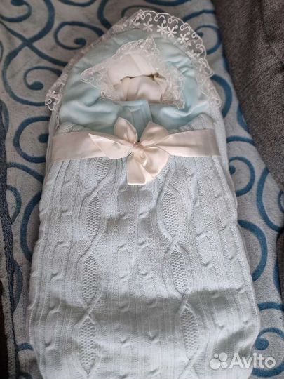 Конверт на выписку для мальчика весна осень