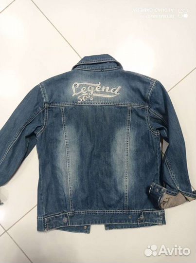 Джинсовая куртка на мальчика