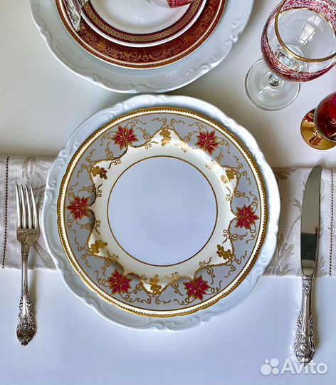 Тарелки Англия Aynsley 24см 1939г