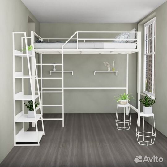 Двухъярусная кровать в студию