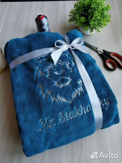 Именные халаты с вышивкой