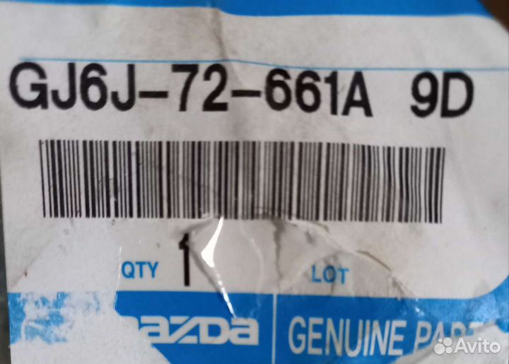 Форточка правая mazda 6 gg