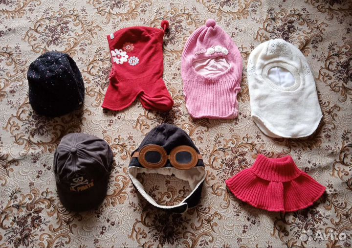 Детские головные уборы от 3 до 7 лет