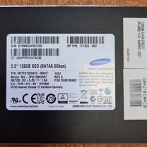 SSD 128 Gb, произв. Samsung, практически новая