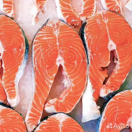 Красная рыба Стейк Чавычи