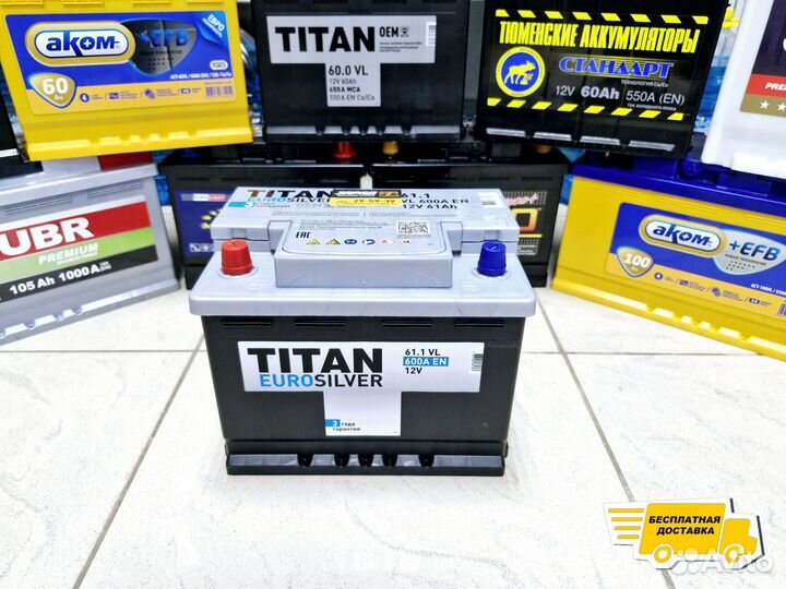 Аккумулятор автомобильный новый