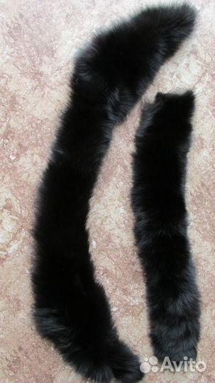 Шкурки норки, пластина, воротник