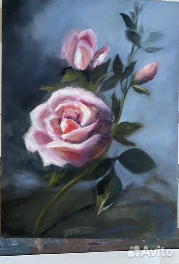 Картина на холсте цветок