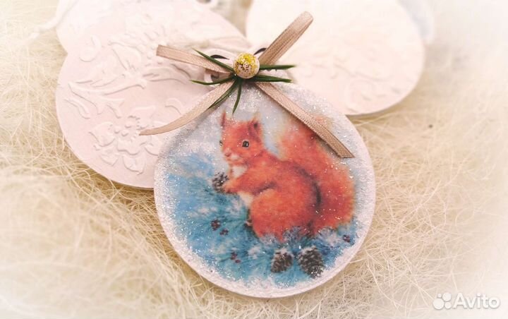 Ёлочные игрушки ручной работы