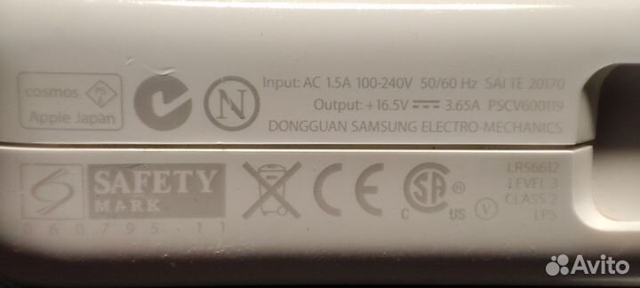 Macbook зарядное устройство блок питания