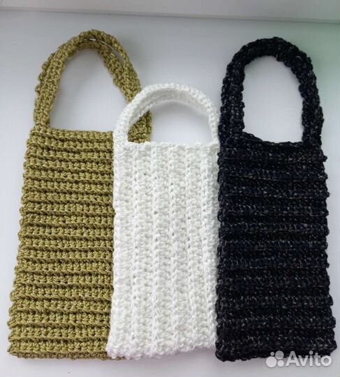 Мочалка вязаная ручной работы