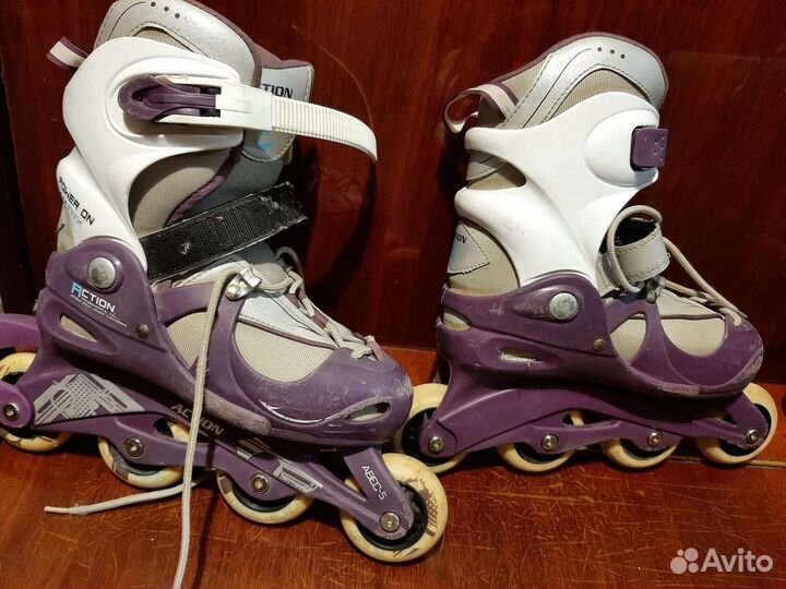 Ролики раздвижные, р. 34- 37