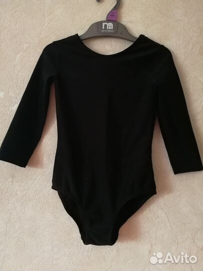 Купальник гимнастический черный