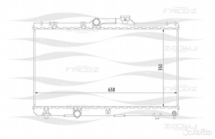 Радиатор двигателя