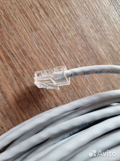 Интернет кабель LAN патчкорд RJ45, длина 49 метра