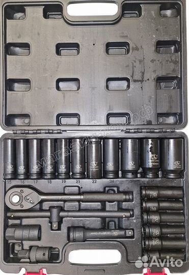 Набор инструментов для авто, грузовые головки 23шт