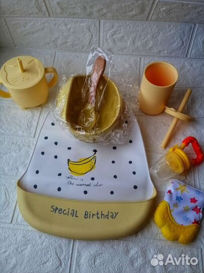 Силиконовая посуда для малышей