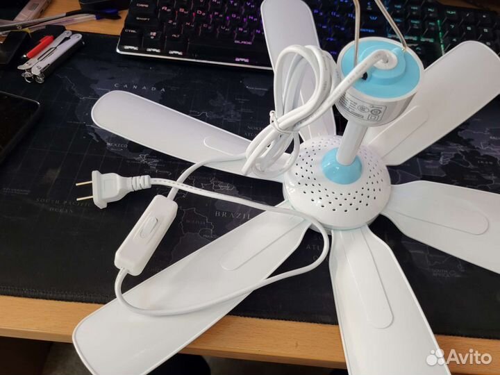 Вентилятор подвесной (потолочный)