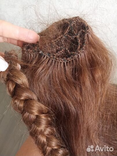 Волосы натуральные 123 гр