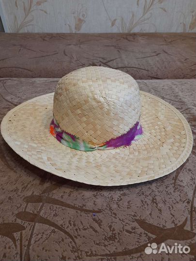 Шляпа летняя новая женская соломенная
