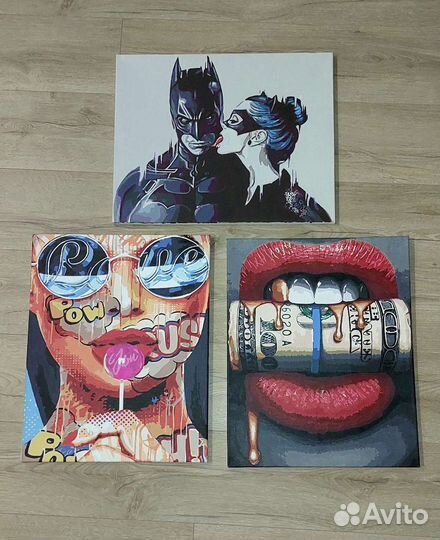 Картины по номерам раскрашенная 40 50