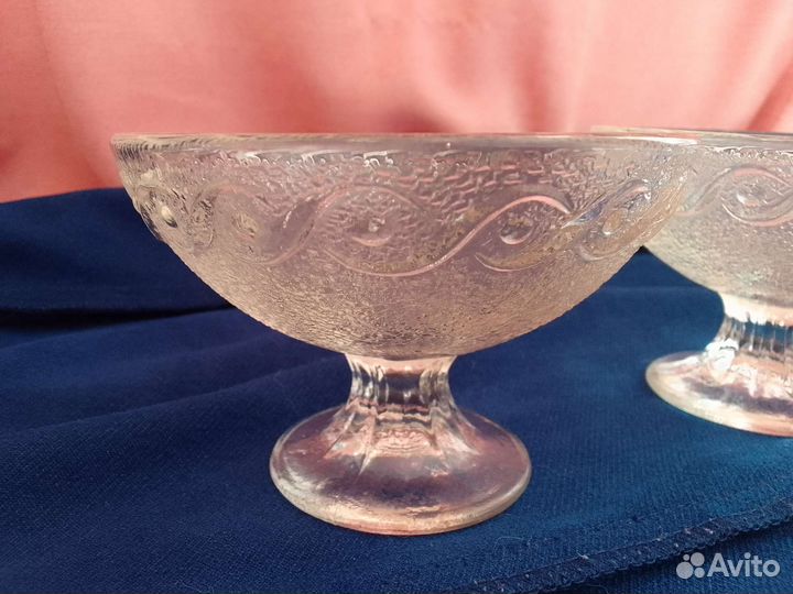 Конфетница креманка Уршельское стекло СССР