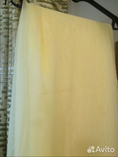 Штора вуаль солнечный оттенок 2,5м