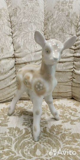 Статуэтка Оленёнок Дулево. Редкость