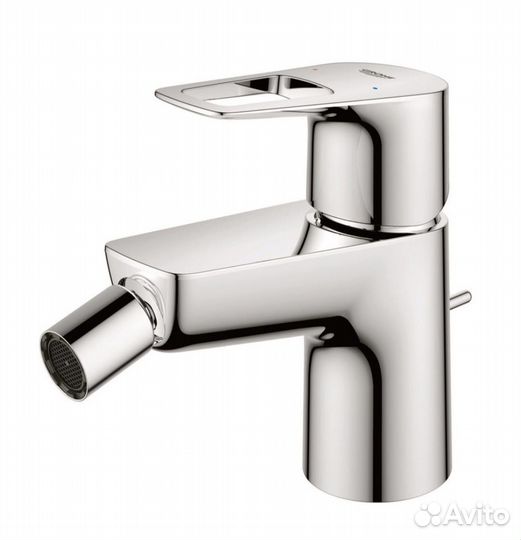 Смеситель для биде однорычажный с рычажным донным