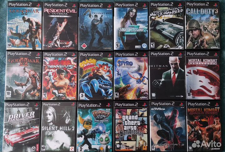 Игры для Sony PlayStation 2 (PS2)