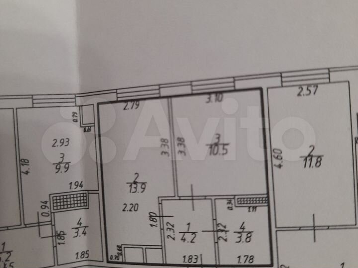 1-к. квартира, 32,4 м², 2/12 эт.