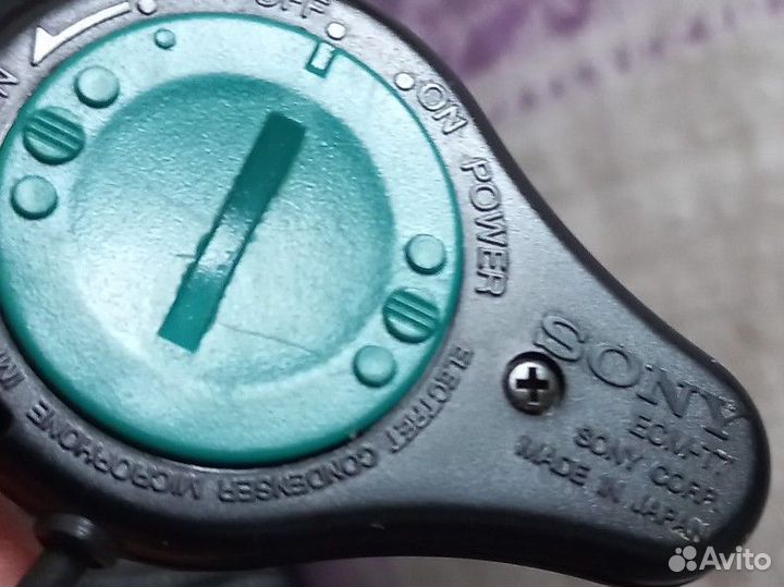 Кассетный диктофон Panasonic с микрофоном Sony